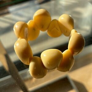 Tagua Nut Bracelet elastic band to fit any wrist Never Worn!